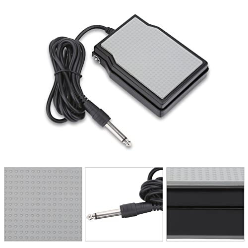 Sustain Pedal, High Strength Durable Damper Pedal Foot Controller for Electronic Keyboard Digital Piano Musicians Home Practice Studio Use - Thumbnail 4