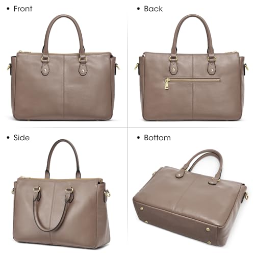 Bolso Tote de Cuero para Mujer Kattee Soft Leather miniatura 6