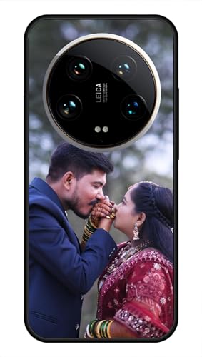 Image of NDCOM for Customised Xiaomi 14 Ultra Back Cover | Luxury 14 Ultra Phone Case | Mobile Cover DIY Personalised Photo Design | Customized Gift Custom Text Name Printed Glass Case