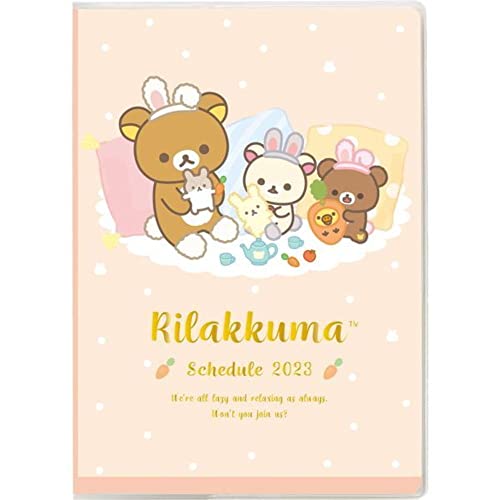 Agenda 2023 Rilakkuma San-x B6 ME67103 idéal pour organiser vos semaines au bureau