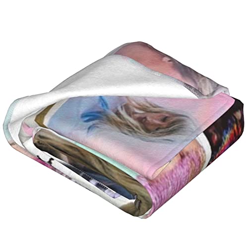 Taylor Singer Swift Lover Throw Blanket Me Music Cover Blanket Throw Blanket For Bedroom Bed Sofa Couch Plush Ultra-Soft All-Season Lightweight Blanket 80X60 Inches #TOP5