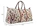 Signare Tapestry Large Travel Duffle Bag Ladies Overnight Weekender Carryon Gym Sports Duffel bags for Women With Morning Garden Design (BHOLD-MGD)