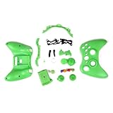 HDE Replacement Controller Shell for Xbox 360 Plastic Shell Sticks Buttons Shoulder Buttons and Triggers (Green)
