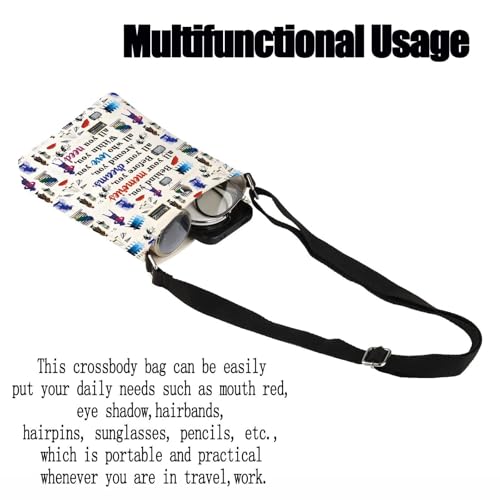 FEELMEM M Musical Inspired Gift Behind You All Your Memories M Theatre Lover Crossbody Purse Shoulder Bag2