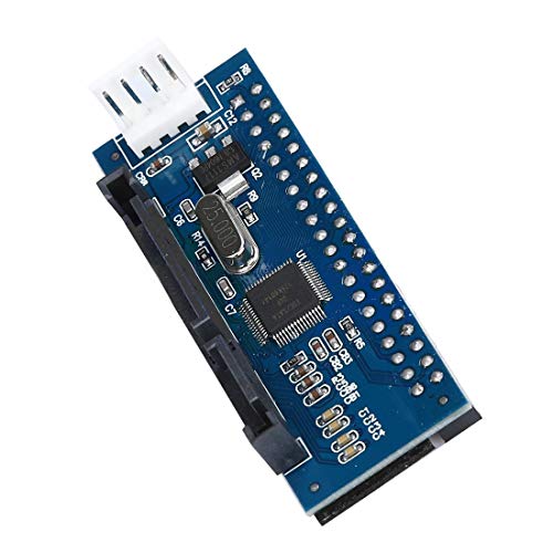 JMT 39 Pin IDE to SATA Connector SATA IDE Adapter 3.5 HDD IDE/PATA Hard Disk Adapter Converter Card with Data Power Cable