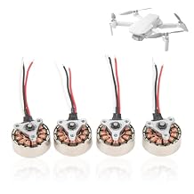 4PCS 1503 Airplane Brushless Motor, RC Electric Motor Aluminum Alloy Copper Motor for 4 Axes Remote Control Airplanes