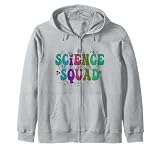 Retro SCIENCE SQUAD Groovy Technology Crew STEMinist Team Zip Hoodie