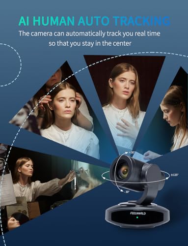 Vidéoconférence et diffusion 4K par caméra PTZ USB 3.0 à suivi intelligent - 4