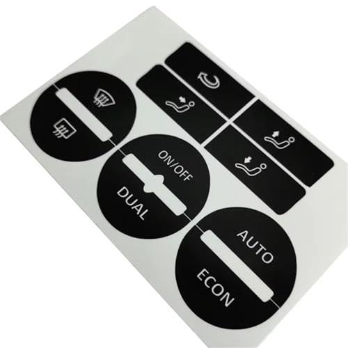 Autocollant bouton lève-vitre Golf 5 kit réparation commande climatisation usée Passat 2004-2010