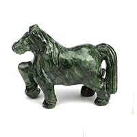 Amazon.co.jp: gemshan ハンドメイド翡翠馬像 - ホームデコレーション