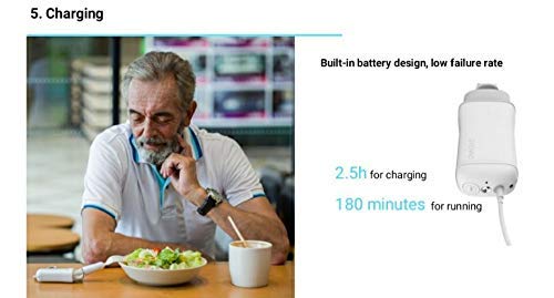 GYENNO Parkinson Spoon and Fork Functional Product for all kinds of meal 360 degree stabilization solution, offsetting 85% unwanted tremor (grey-white)