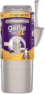 Litter Genie Pail - Cat Litter Disposal System - Cat Litter Box Disposal - Cat Litter Scoop - Cat Litter Bags - Beige, XL