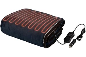 Stalwart Heated Electric Car Blanket: Comfort on the Road