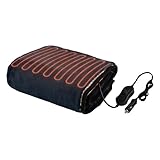 Best Electric Travel Blankets - Stalwart Heated Blanket - Portable 12V Electric Travel Review 