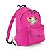 Produktbild SL-Store GbR Kindergartenrucksack groß 14l Kinder Rucksack Bestickt mit Namen und Motiv , Farbe:pink
