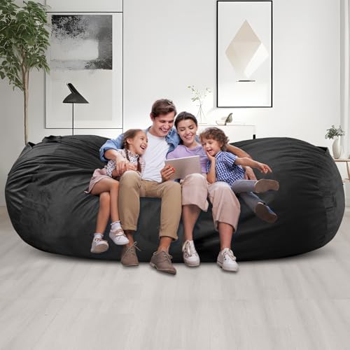 WhatsBedding 7FT XXL Memory Foam Bean Bag