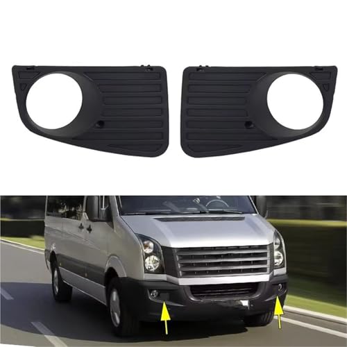 Feu antibrouillard avant cadre VW Crafter 2006-2015 cache de grille 2E0807675 - 4