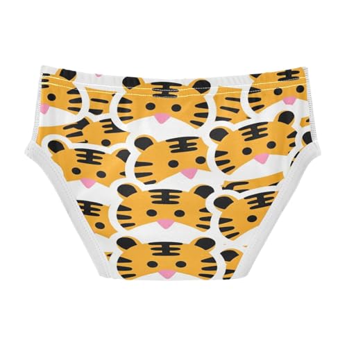visesunny Boys Potty Training Underwear Cartoon Tiger Design Breathe Cotton Briefs Size 2T-8Y for Toddler2