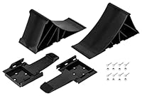 AUTOLIGHT 24 2er Set Unterlegkeile mit Halter und Befestigung Bremskeile Hemmschuhe Stütze für PKW Anhänger und Wohnwagen bis 1,6 Tonnen Achslast