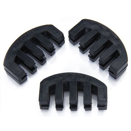 CLUB BOLLYWOOD®Black Rubber 4/4 Violin Practice Mute|Musical Instruments & Gear | String | Parts & Accessories |0-picture-17