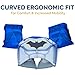 SwimWays DC Batman Swim Trainer, US Coast Guard Approved Life Vest Kids Swim Vest, Arm Floaties & Life Jackets for Kids 33-55 lbs, Batman