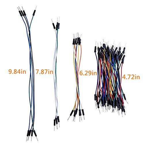 Oiyagai 830 laços placa de ensaio + módulo de fonte de alimentação 5V/3,3V + 65 peças kit de fios ju