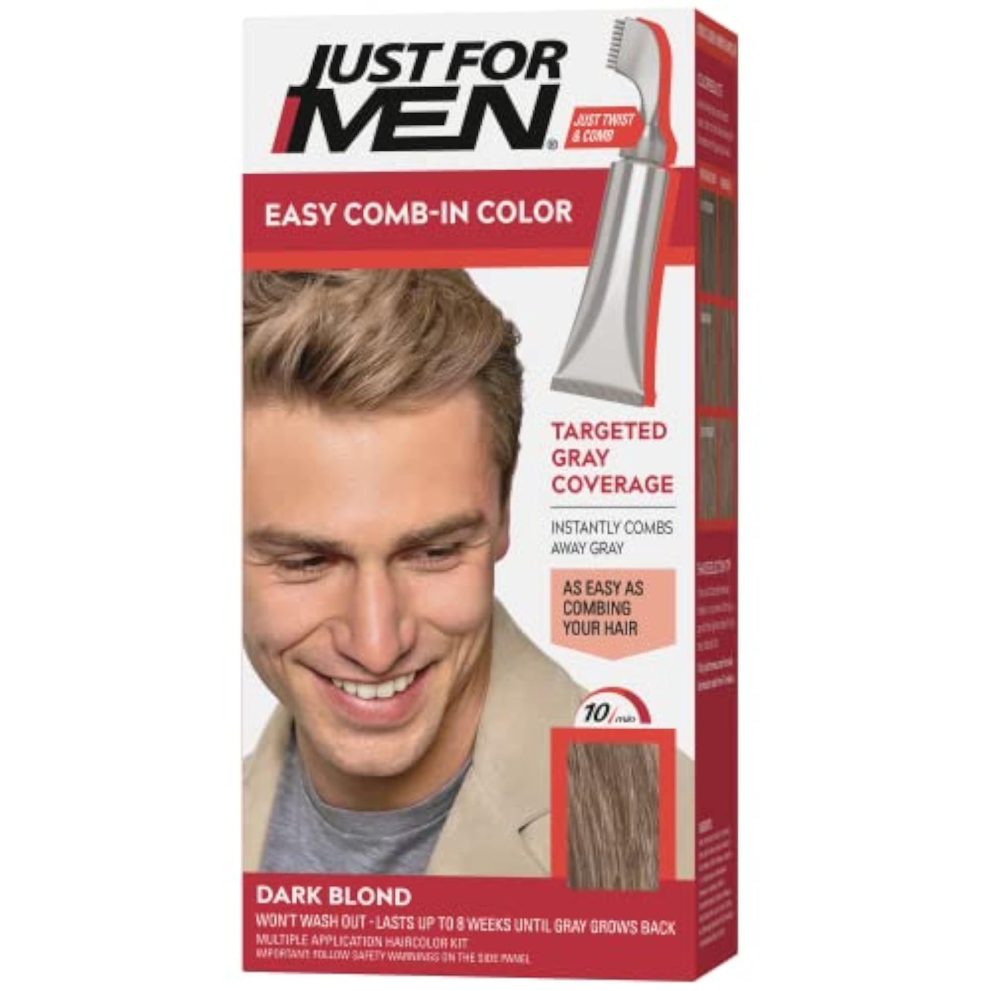 Auto Stop Chemical Hair Dye Dark Blond and Light Brown