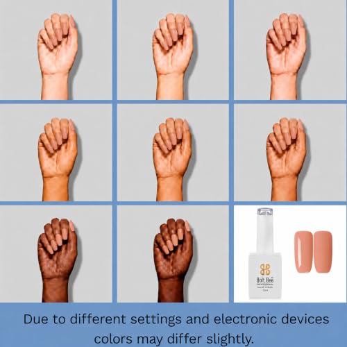 Image of BOLT BEE 15ML Gel Nail Polish 1Pc Clear Pink Glitter Nail Polish Soak Off UV LED Nail Gel Polish Nail Art Starter Manicure Salon DIY at Home, 0.5 OZ (1) (108)