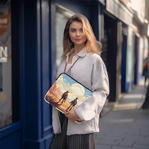Funda para laptop 13-14 pulgadas impermeable con diseño vaquero miniatura 7