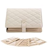 Genérico Jewelry Storage Book - Album de voyage pliable en cuir PU |...