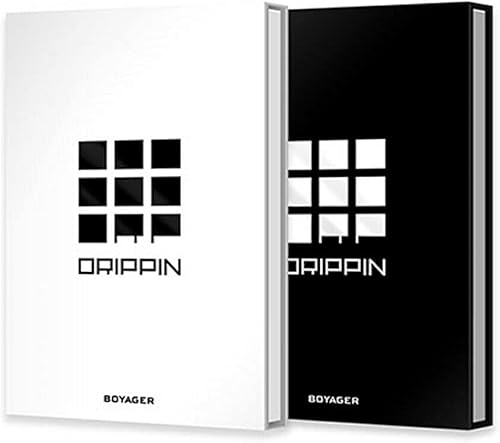 K-POP DRIPPIN 1er mini álbum Boyager Ver. CD+80p folleto+etiqueta de equipaje+2p P.Card sellado