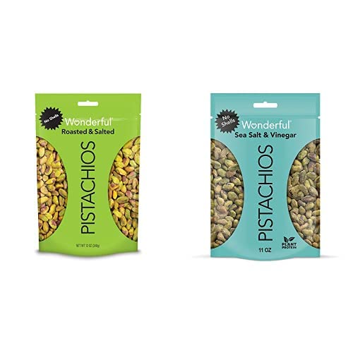 Buy Wonderful Pistachios, No Shells, Roasted and Salted Nuts, 12 Ounce