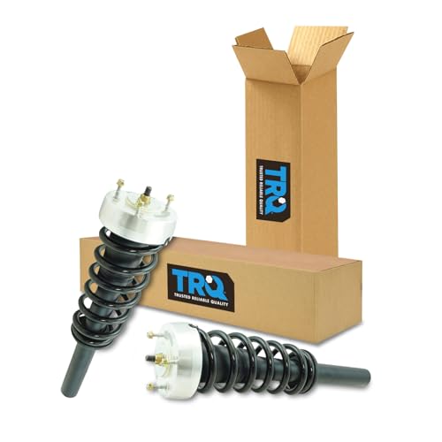 Image of TRQ Front Strut and Spring Assembly Set Loaded Pre-Assembled | For 07-13 BMW X5 without Adaptive Drive Suspension without Sport 08-14 X6