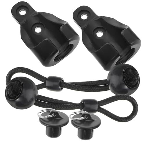 Lurrose 1set Bungee Cord End Caps for Roller Shades Windproof Accessories Clips Compatible Shade Parts Easy to Install for Varying Blind Thicknesses
