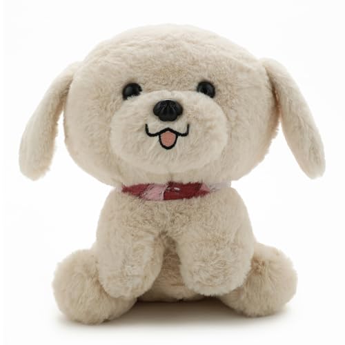 Image of Toy Poodle Dog Soft Plush Toy Soft Stuffed Puppy for Kids Cute Kids Animal Home Decor Boys /Girls /Baby Toddlers & Children Safe Lightweight & Easy to Clean (25CM)