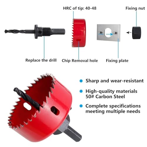 Set de Brocas Core Drill 19-127mm 8 Piezas con Caja miniatura 6