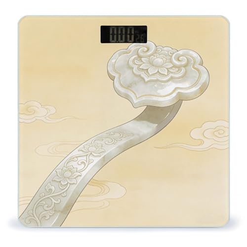 Báscula Digital de Baño con Pantalla LCD de Vidrio Templado