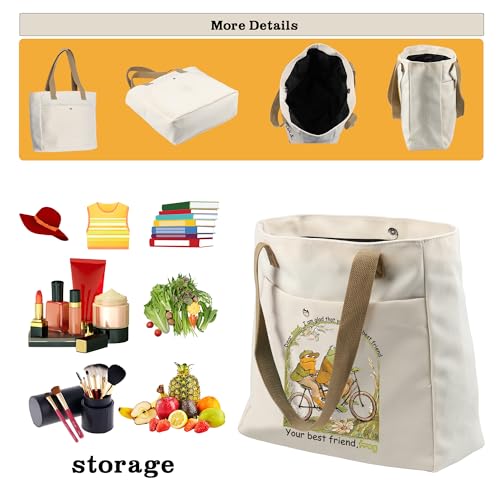 Bolso Tote para Mujeres CMNIM con Mensaje Divertido miniatura 5