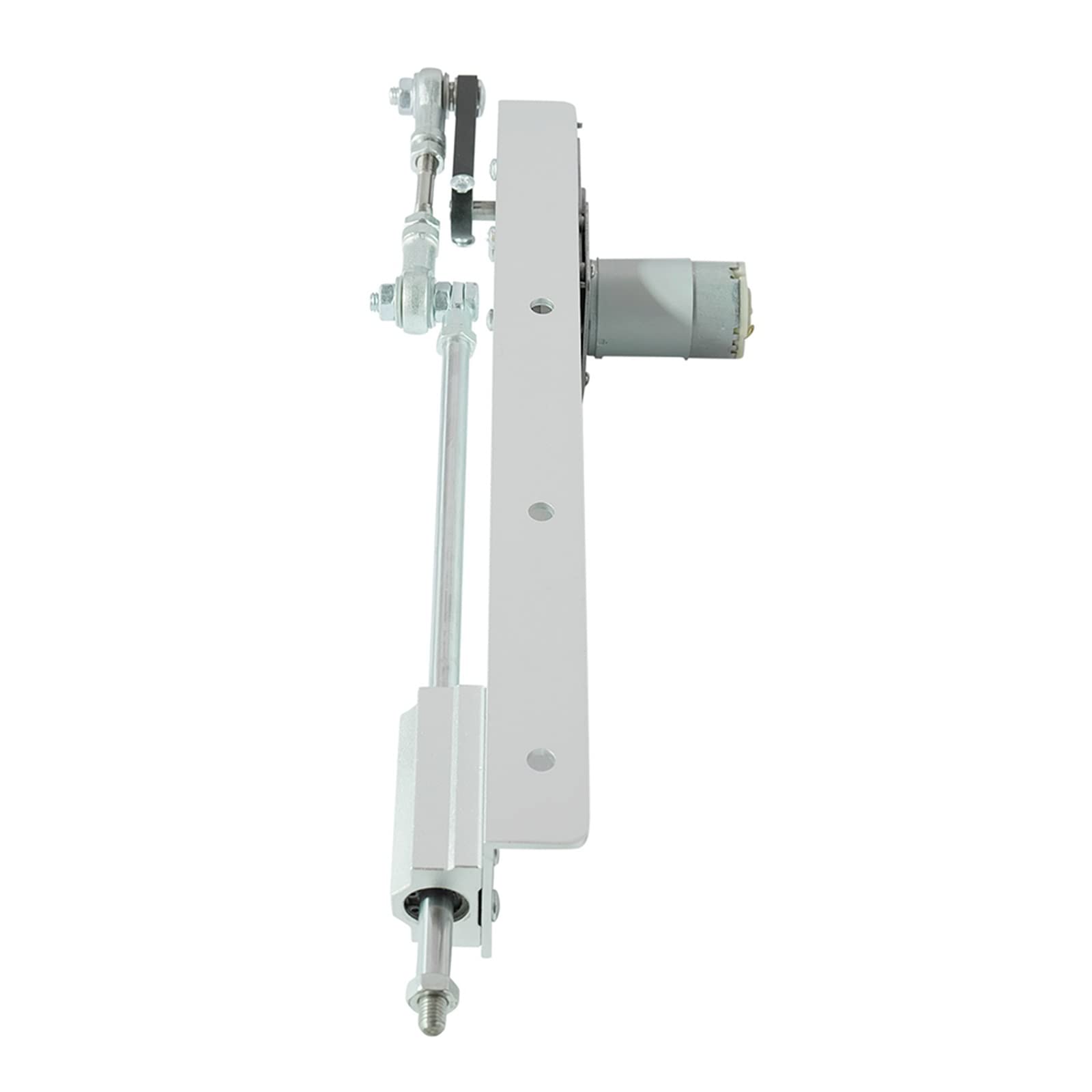 Siłownik liniowy, DIY cykl posuwisto-zwrotny silnik liniowy Push Pull DC12V/24V teleskopowy zestaw siłownika liniowego z regulatorem prędkości przyssawka(24V15cm120rpm)