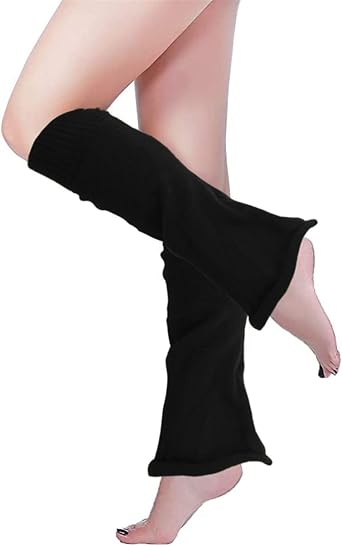 Women Punk Leg Warmers Harajuku Gothic Knit Protection Boot Socks For Girls
