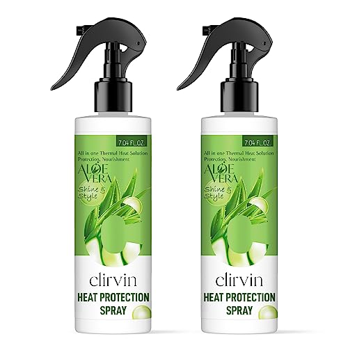Clirvin Hair Styling Heat Protection Spray for Hair Straightening Men & Women Hair Spray (400 ml)