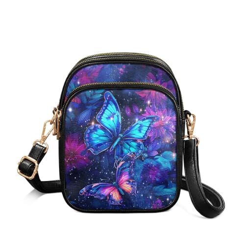 Purses for Women Crossbody Bag Small Multi Pockets Phone Bags Leather Shoulder Purse