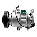 AC Compressor Compatible with Rio Accent 2012 2013 2014 2015 2016 2017 L4 1.6L Replace 977011R100,977011W600 Pre-filled with Compressor Oil