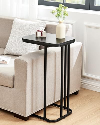 Kjgkk C Shaped End Table Set Of 2, Small Side Table For Sofa And Bed, Couch Tables That Slide Under, Tall Tv Tray Table For Living Room thumb #3