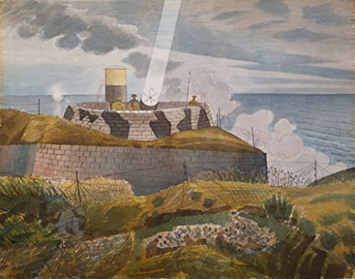 Image sur Toile Projecteur au Crépuscule Ravilious pour Salon et Bureau Élégant