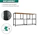YITAHOME Dresser with 5 Drawers - Fabric Storage Tower, Organizer Unit for Bedroom, Living Room, Closets - Sturdy Steel Frame, Wooden Top (5 Wider Drawers Cool Grey)