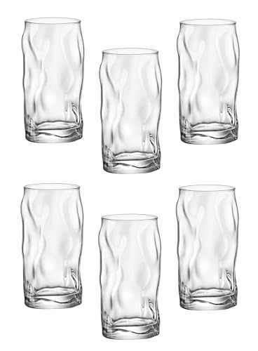 Bormioli Rocco Sorgente 15.5 oz. Cooler Glasses, Set of 6,