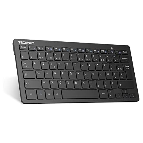 TECKNET Clavier sans Fil Mini AZERTY Cover