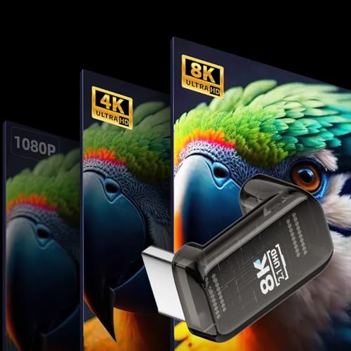 Adaptador HDMI 2.1 macho a hembra en U angulado miniatura 5