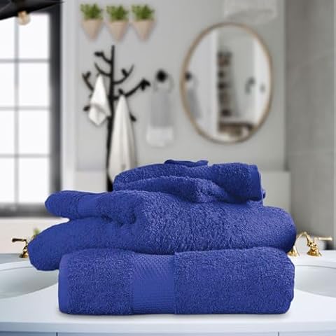 LIZZIE JACOBS Luxury Egyptian Cotton Towels Cover